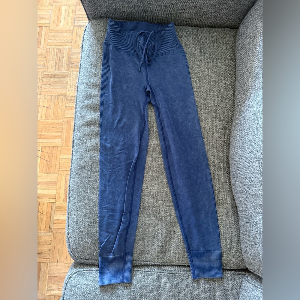 PINK Blue High-Waisted Joggers
